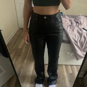 Zara Leather Pants